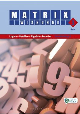 Matrix Wiskunde 3.4 Handleiding A Logica – Getallen – Algebra – Functies (editie 2024) (incl. Pelckmans Portaal)